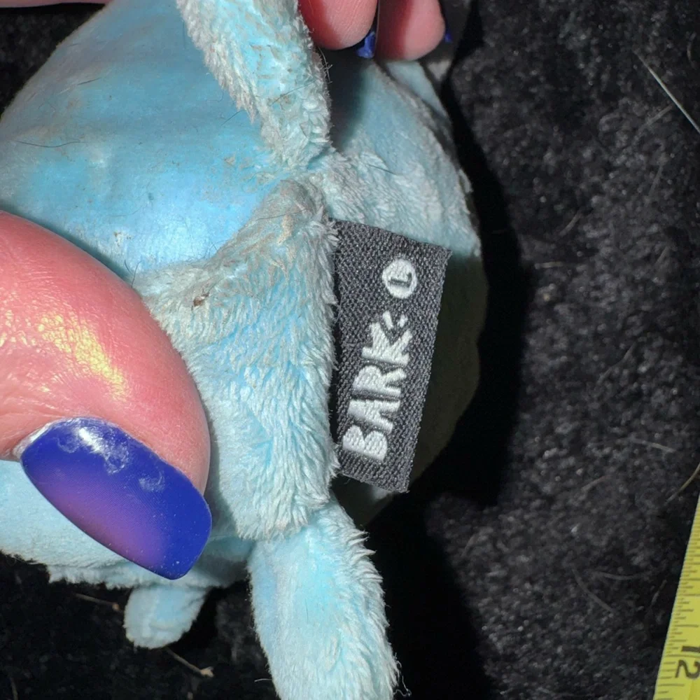 Bark Box L dog toy rip & reveal Rubber core lil miss muffin mouse